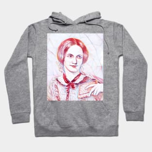 Charlotte Bronte Line art Hoodie